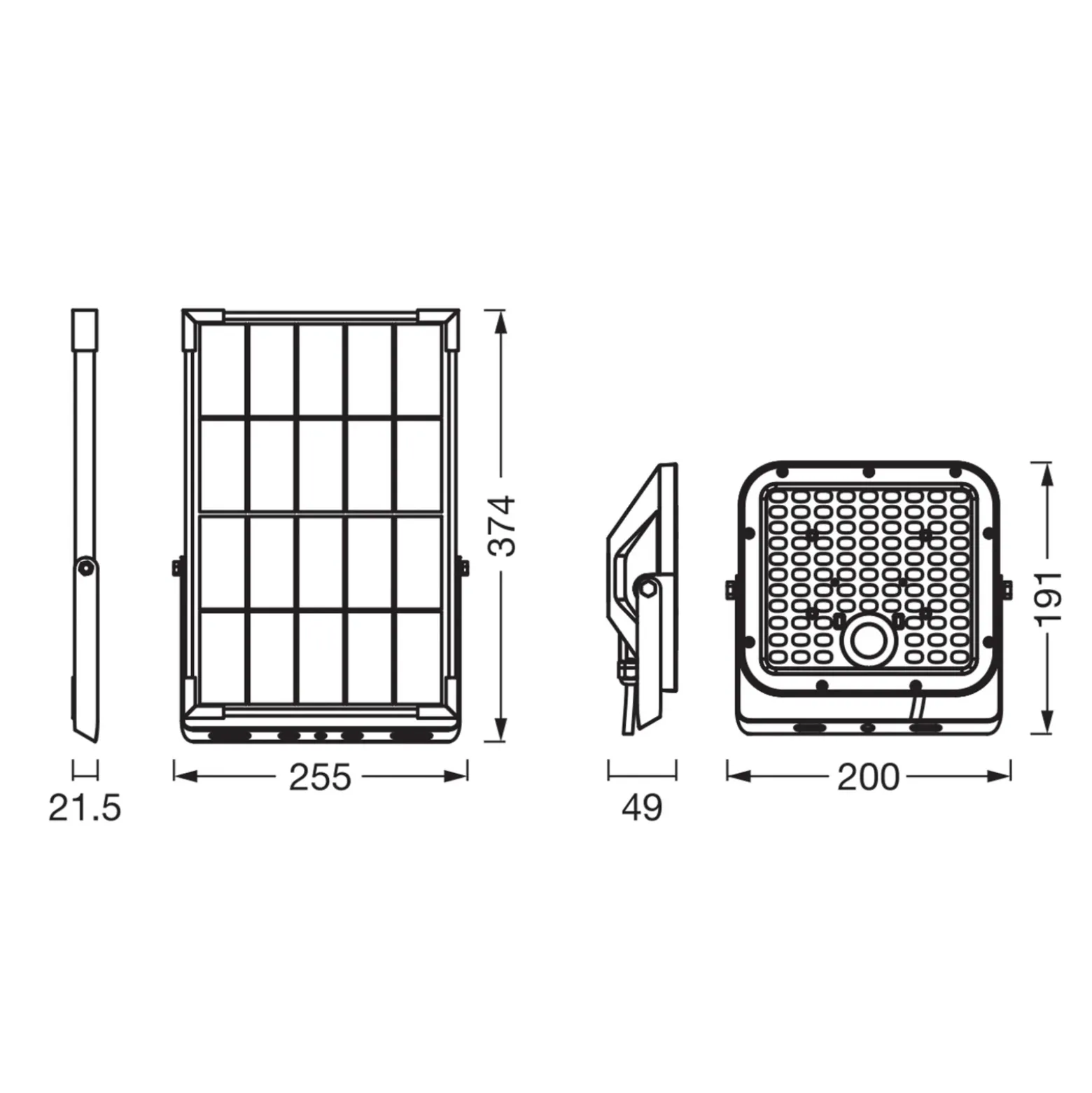 Foco exterior solar ENDURA de OSRAM, 30 W, sensor, 4000 K, IP65