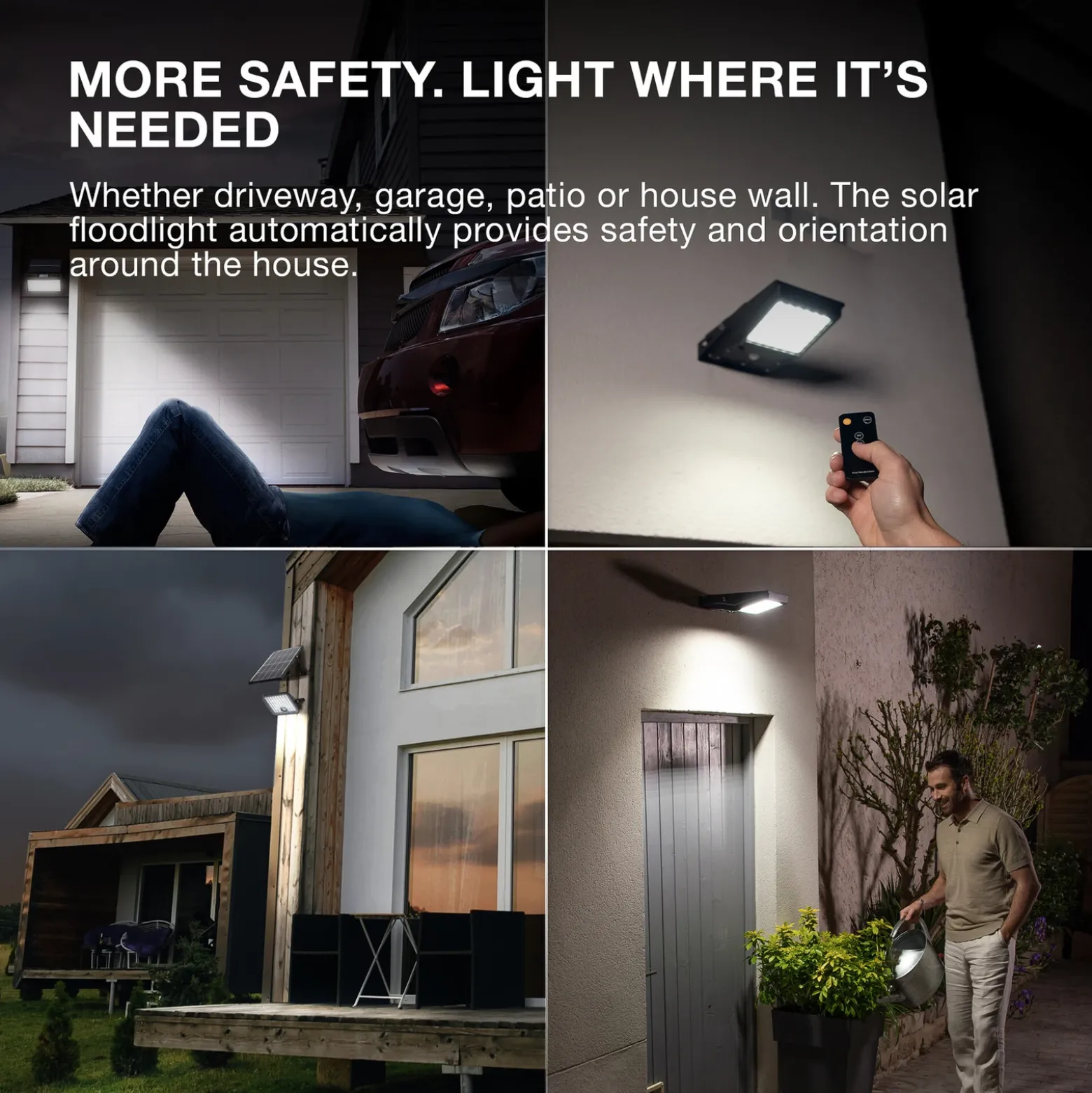 Foco exterior solar ENDURA de OSRAM, 30 W, sensor, 4000 K, IP65