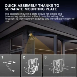 Foco exterior solar ENDURA de OSRAM, 30 W, sensor, 4000 K, IP65