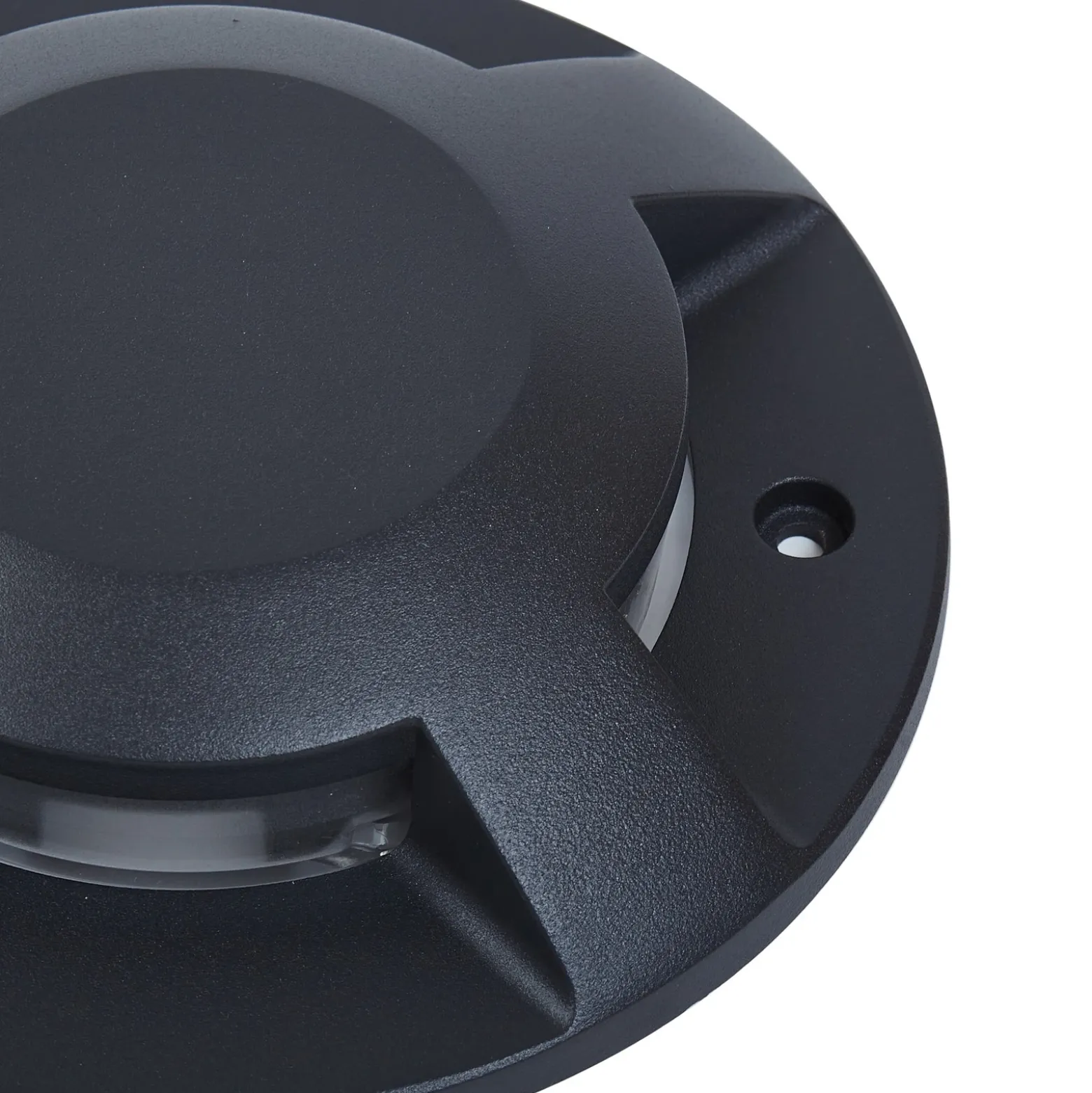 Foco LED de suelo Lucande Jeffrey, negro, 4 salidas de luz