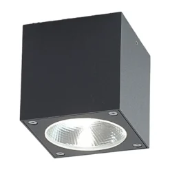 Foco LED de techo para exteriores Cordy cúbico
