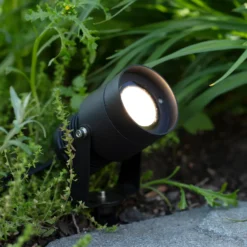 Foco LED Garden 24, negro, 15 vatios