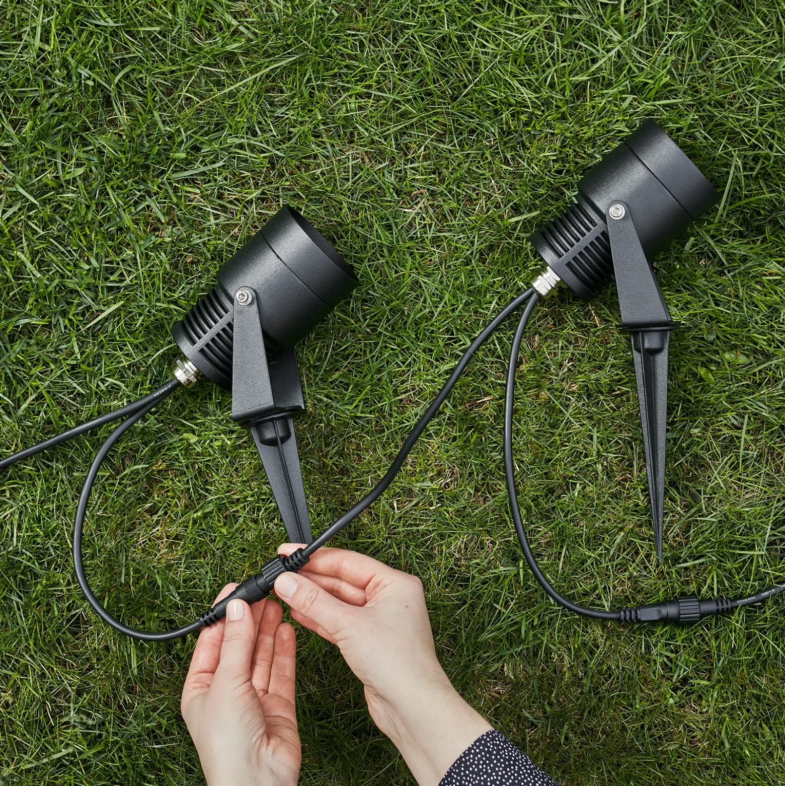 Foco LED Garden 24, negro, 3 vatios