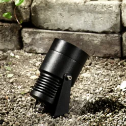 Foco LED Garden 24, negro, 3 vatios
