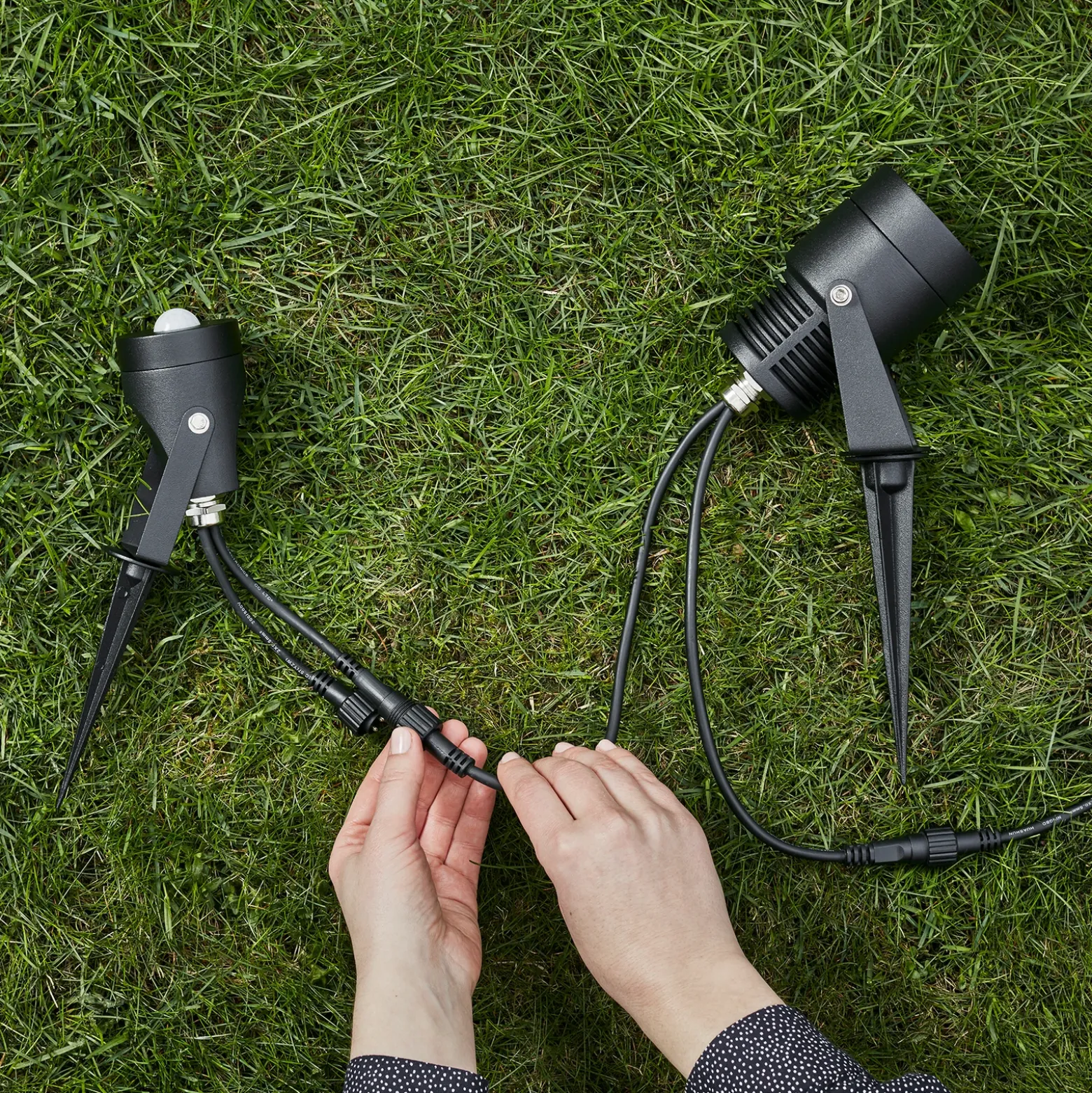 Foco LED Garden 24, negro, 3 vatios