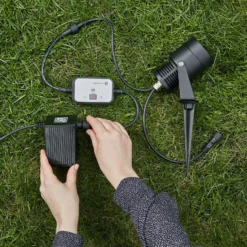 Foco LED Garden 24, negro, 6 vatios