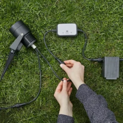 Foco LED Garden 24, negro, 6 vatios