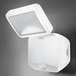 Foco LED para exteriores DOUBLE de OSRAM, 1 luz, blanco, batería
