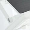 Foco LED solar de exterior para pared Luton con sensor, blanco, 13 cm de ancho