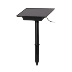 Foco LED solar Powerspot de 53 cm, 250 lm, negro, con estaca para clavar en el