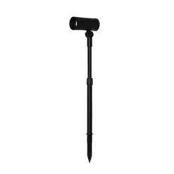 Foco LED solar Powerspot de 53 cm, 250 lm, negro, con estaca para clavar en el