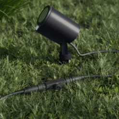 Foco LED STEINEL Garden C, antracita, con estaca, IP65, RGBWW