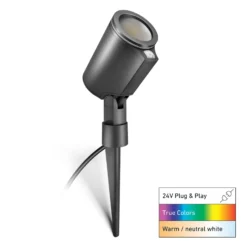 Foco LED STEINEL Garden SC, con sensor, antracita, IP65, RGBWW