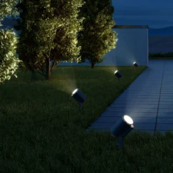 Foco LED STEINEL Spot Garden N, con sensor nocturno