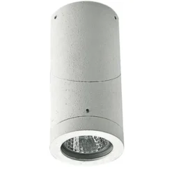Foco Soleo, blanco, IP44, orientable, aluminio