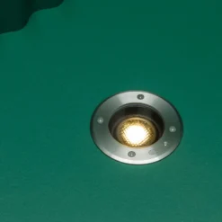Foco suelo Geiser GU10, resistente al agua salada