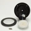 Foco Tommy redondo negro 1 luz 10W CCT