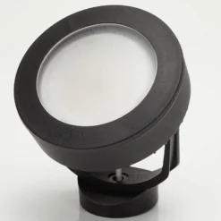 Foco Tommy redondo negro 1 luz 10W CCT