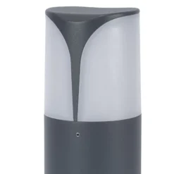 Forlight lámpara sobremuro Astra, altura 30 cm, antracita, aluminio
