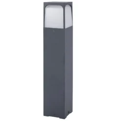 Forlight Veta bolardo luminoso, altura 80 cm, negro, aluminio