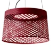 Foscarini Twiggy Grid lámpara colgante LED, carmín