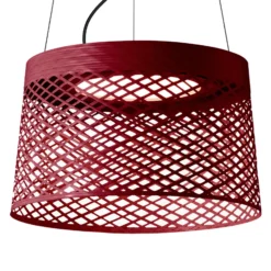 Foscarini Twiggy Grid lámpara colgante LED, carmín