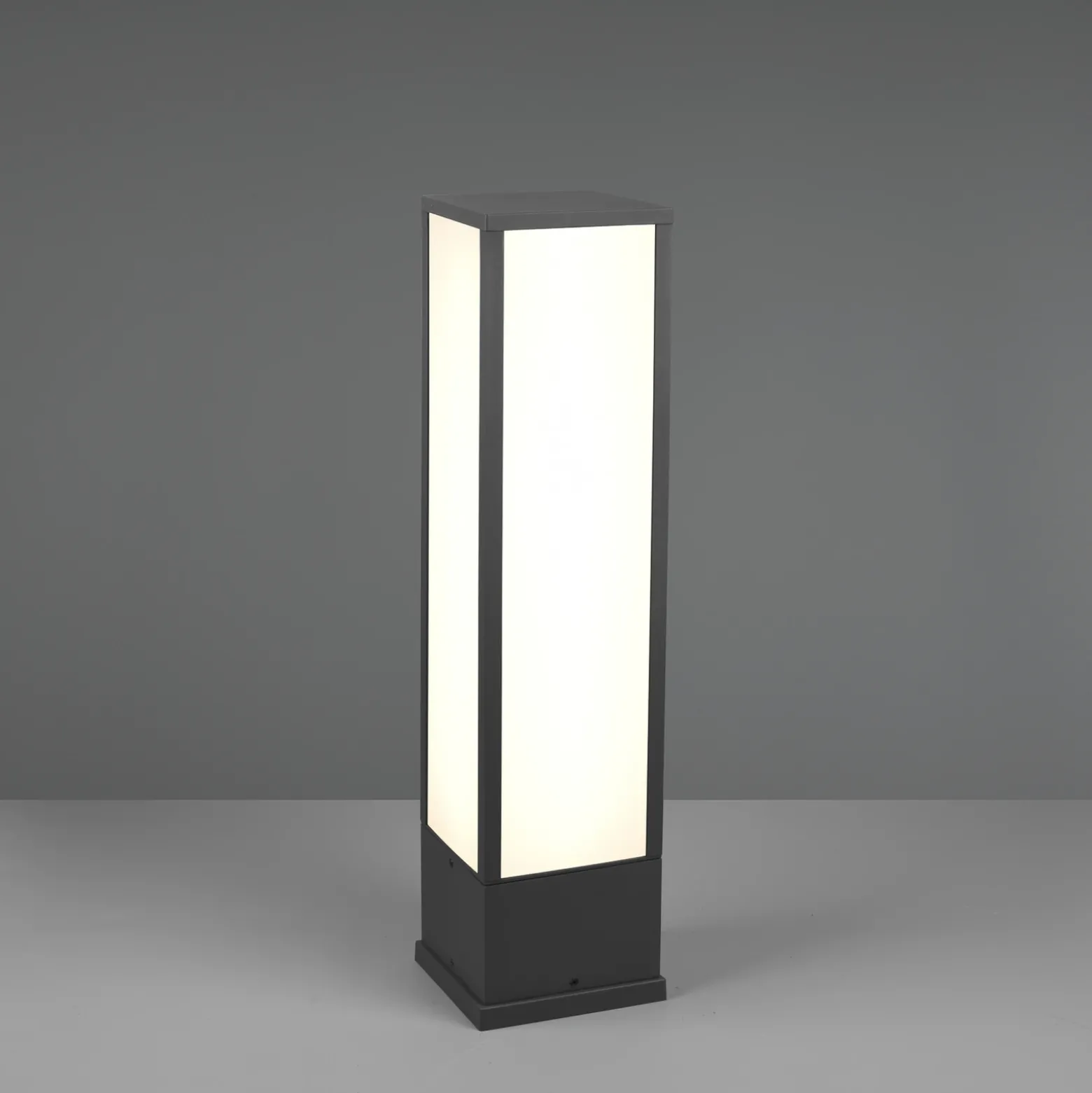 Fuerte baliza LED, antracita, aluminio, IP54