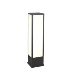 Fuerte baliza LED, antracita, aluminio, IP54