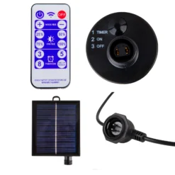 Guirnalda de luces LED CADENA, RGB, negra, 10 luces, 5 m