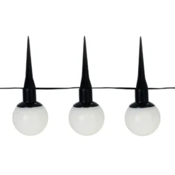 Guirnalda de luces LED solar Combo, 6 luces, IP44, plástico