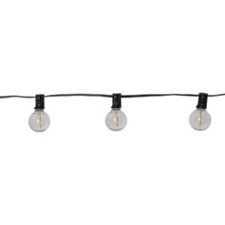 Guirnalda de luces LED solares Globe Mini, 10 luces, 270 cm, 3000 K