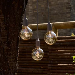Guirnalda de luces OSRAM ENDURA DECOR, gris, 7 m, 3 luces, IP44