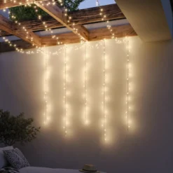 Guirnalda de luces Paulmann Plug & Shine Yuna, 10 m, 3000 K, negra