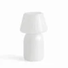 HAY Apollo Lámpara de mesa LED portátil recargable de cristal