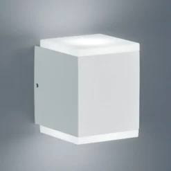 Helestra Kibo - aplique LED exterior, blanco mate