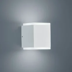 Helestra Kibo - aplique LED exterior, blanco mate