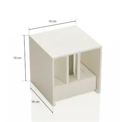 Helestra Siri 44 aplique exterior up/down blanco