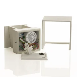 Helestra Siri 44 aplique exterior up/down blanco