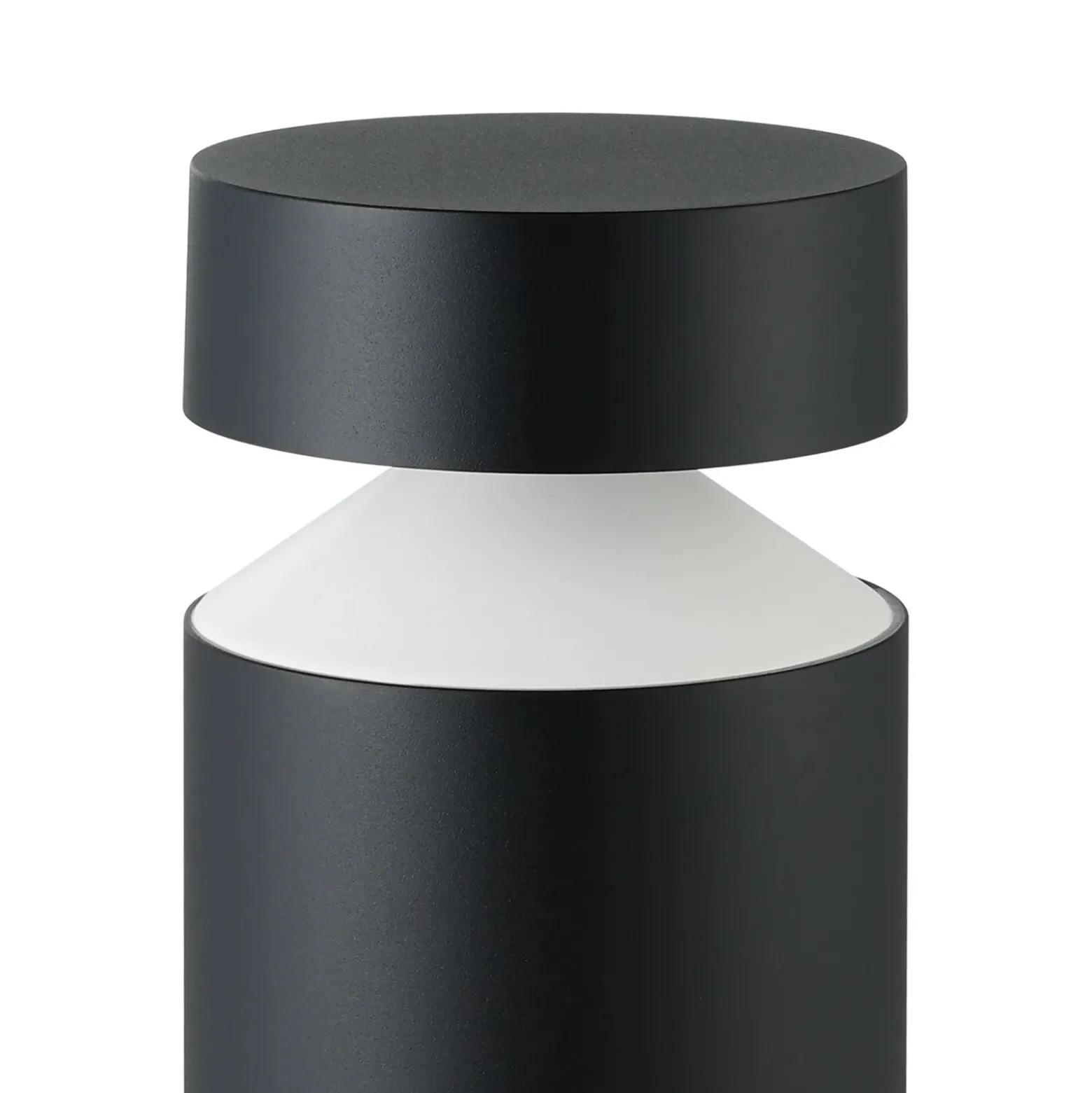 Hermosa farola LED Melzo en negro