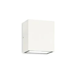 Ideal Lux Aplique de exterior Argo, blanco, 4.000 K, down