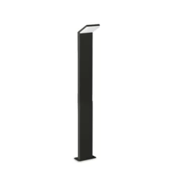 Ideal Lux Bolardo luminoso LED Estilo negro, altura 100 cm 3.000 K