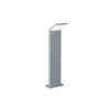 Ideal Lux Bolardo luminoso LED Estilo gris, altura 50 cm aluminio 3.000 K