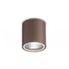 Ideal Lux plafón Gun, marrón café, aluminio, IP44, GU10