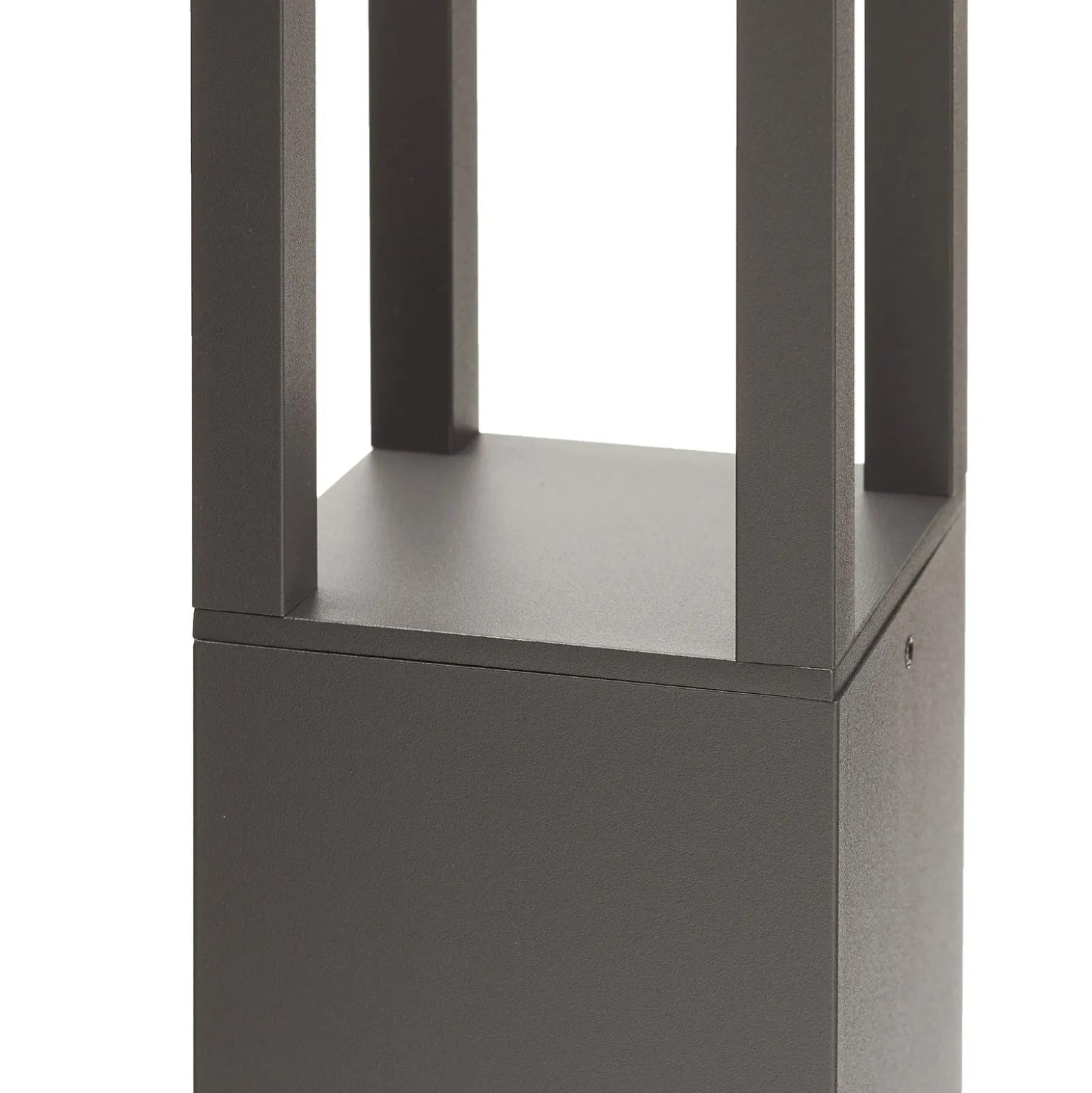 Iluminación de senderos LED Agra gris oscuro