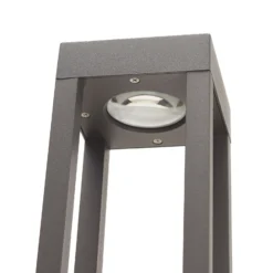 Iluminación de senderos LED Agra gris oscuro