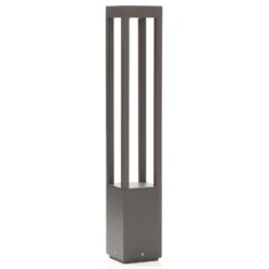 Iluminación de senderos LED Agra gris oscuro
