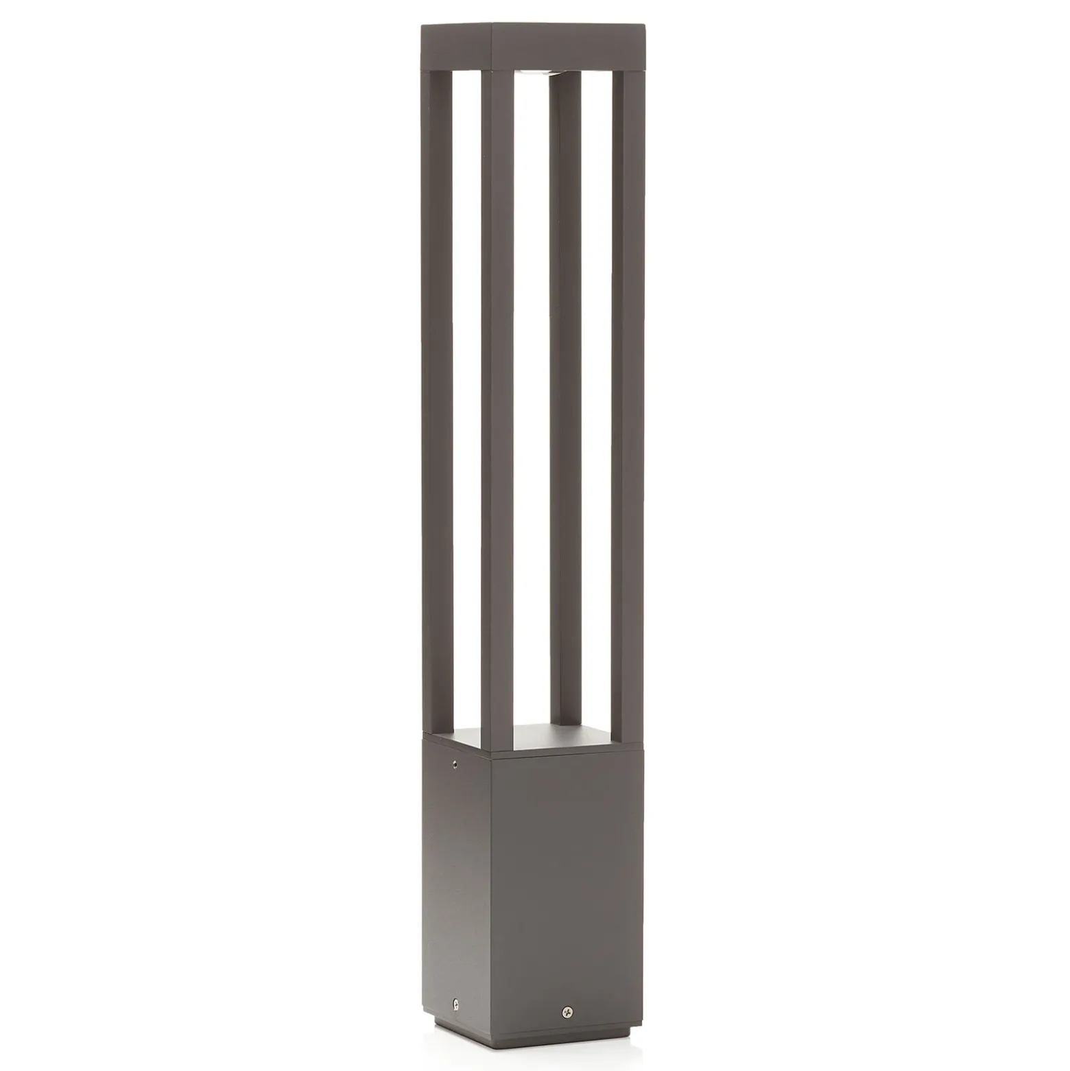 Iluminación de senderos LED Agra gris oscuro