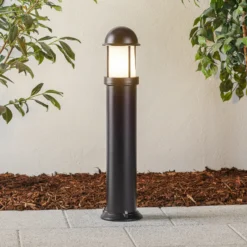 Iluminación de senderos Mason, negro