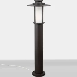 Iluminación de senderos Putri marrón oscuro