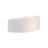 Interface aplique de exterior, blanco, ancho 31 cm, plástico